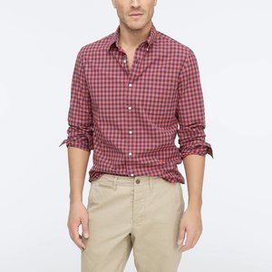 NWT J.Crew Secret Wash Organic Cotton Shirt